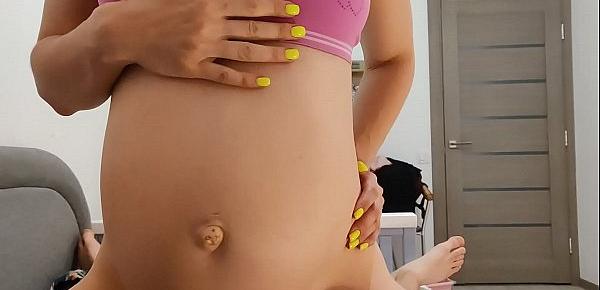 my pregnant wife love to feel my cum in her pussy so much